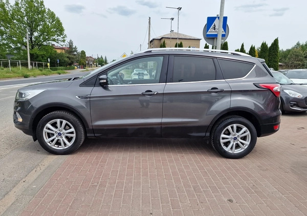 Ford Kuga cena 75900 przebieg: 50000, rok produkcji 2019 z Wieruszów małe 277